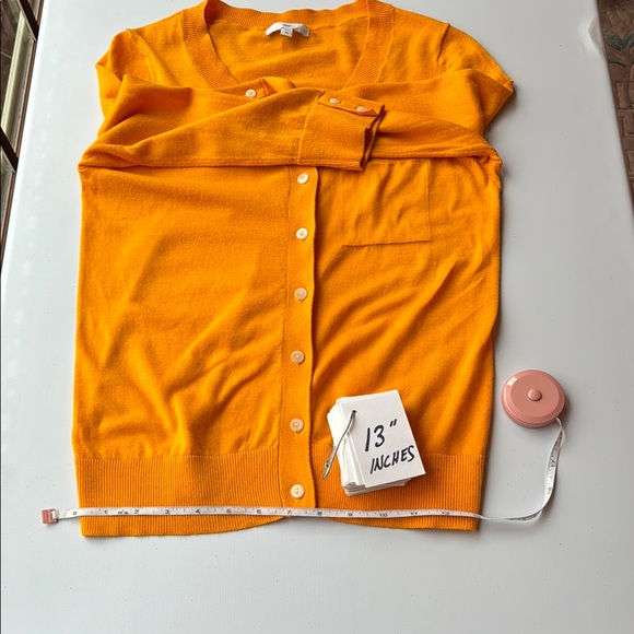 New GAP Vibrant Orange Cardigan Sweater NWOT - Picture 11 of 14